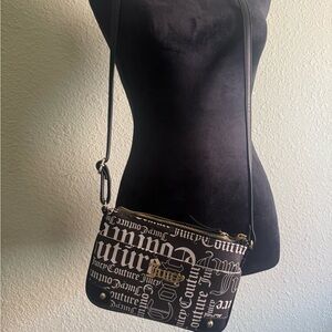 Juicy Couture Black and White Crossbody Bag